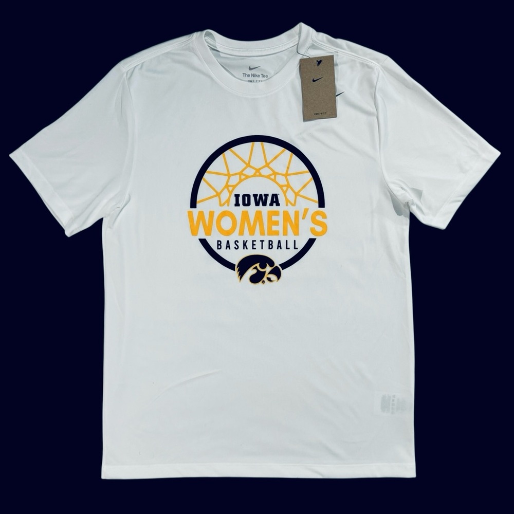Nike White Iowa Women's Basketball Short Sleeve Tee